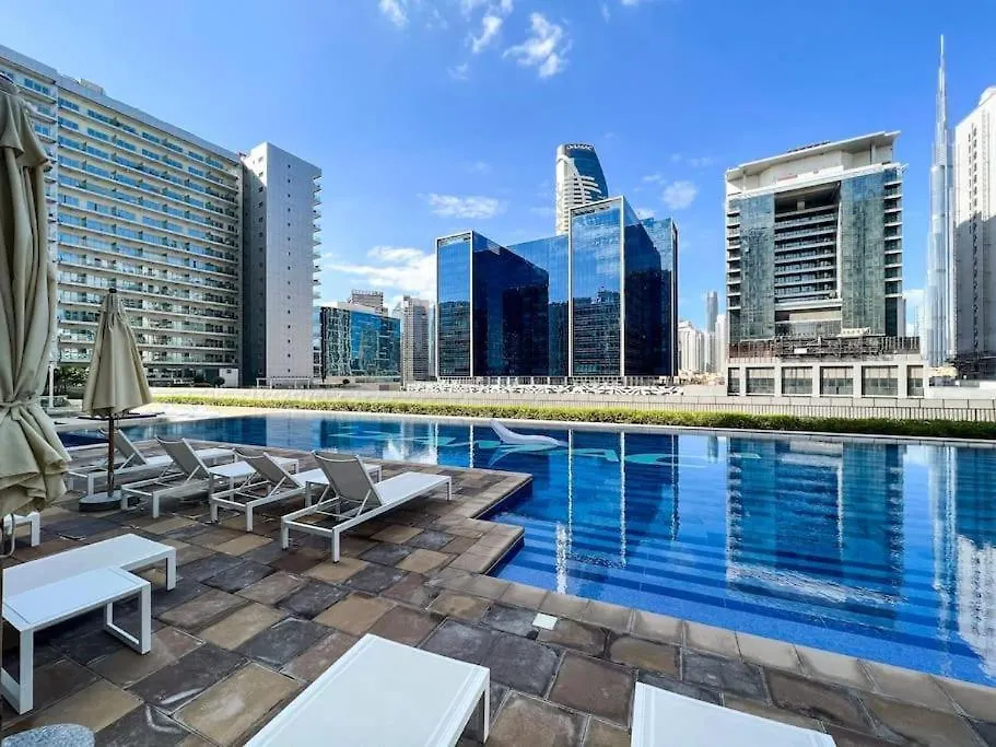 Apartment Elegant 2 Bedroom In Business Bay With Burj View Dubai